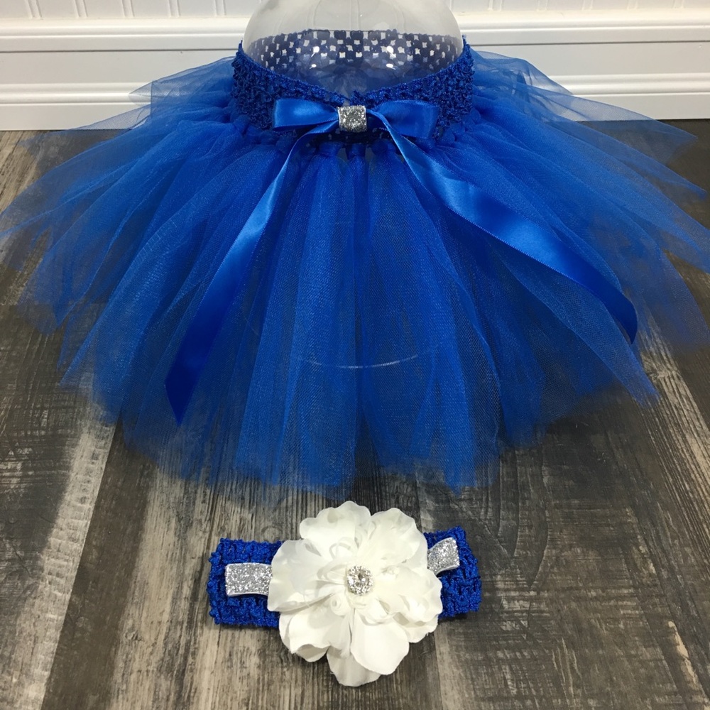 Baby Tutu, Props, Flower Feather Headband, Props